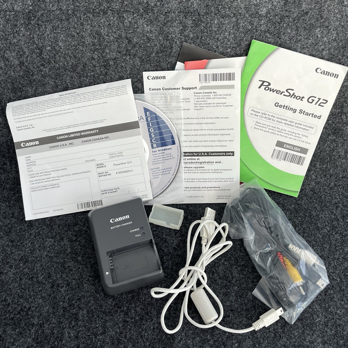 Canon PowerShot G12 10MP Digital Point & Shoot Camera EUC  With Original Box